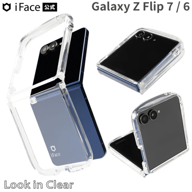 ��ͽ��:3���ܰʹߡ�[Galaxy Z Flip 7/6����]iFace Look in Clear Hybrid������(���ꥢ)