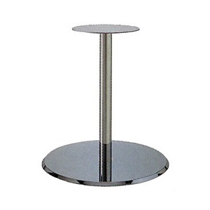 テーブル脚 アイアン フラットS7520 ベース520φ パイプ60.5φ 受座280φ ステンレスヘア 高さ700mmまで DIY 脚 パーツ テーブル脚 アイアン DIY 脚 パーツ フラットS7520 ベース520φ パイプ