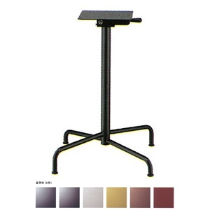 テーブル脚 アイアン DIY アポロS2700（スタッキング収納式） ベース495x495 パイプ50.8φ 受座240x240 基準色塗装 AJ付 高さ700mmまで