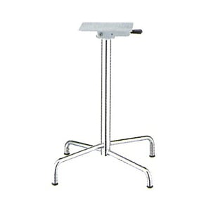 テーブル脚 アイアン DIY アポロS2600（スタッキング収納式） ベース425x425 パイプ50.8φ 受座240x240 クロームメッキ AJ付 高さ700mmまで