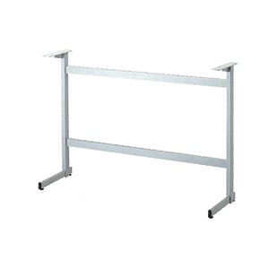 ハイカウンター脚 コート2 4500 間口（パイプ芯-芯）1500mmまで 脚の長さ500mm パイプ30x50 受座400mm I41紛体塗装 AJ付 高さ1000mmまで