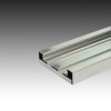 ステンレス 下レール(博物館仕様) 12mm x 4000mm ヘアライン仕上 【※サービスカット対応商品です】
