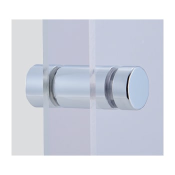 化粧ビス 20mm パイプ長 25mm セット 真鍮製 フラットWタイプ EPW-W20F-25 クローム