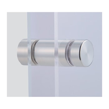 化粧ビス 20mm パイプ長 25mm セット ステンレス製 フラットWタイプ EPW-WS20F-25 VT加工（非鏡面）