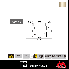 ロイヤル ストレートクロスバー 19φ AX-19S-3025 1195mm Aニッケルサテン