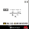 ロイヤル ストレートクロスバー 25φ AX-25S-2515 1195mm クローム