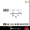ロイヤル ストレートクロスバー 25φ AX-25S-2525 1195mm Aニッケルサテン