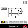 ロイヤル ブラケットクロスバー 19φ BX-19S-2020 1200mm クローム