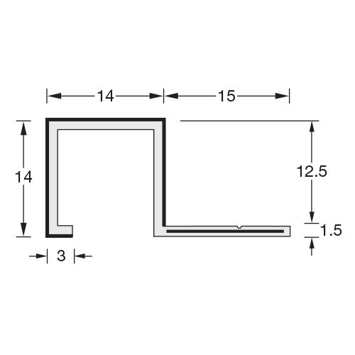 メタカラー建材,見切材,Zタイプ 販売 | オンラインショップ e-金物