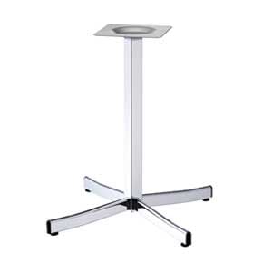 テーブル脚,クロスベース脚,天板サイズ700角/800φまで,クロームメッキ