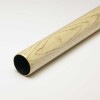 スチールパイプ HRP-3 25mm x 1800mm 白木(木調)