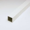 アルミ等辺角パイプ 2.0x20x20x4000mm ホワイト 【※サービスカット対応商品です】