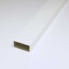 アルミ不等辺角パイプ 2.0x40x80x4000mm ホワイト 【※サービスカット対応商品です】