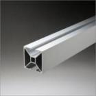 アルミ2面ポール 40x40x3000mm アルマイトシルバー 【※サービスカット対応商品です】