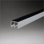 アルミ上レール 5mmハカマ用x1800mm クロームメッキ