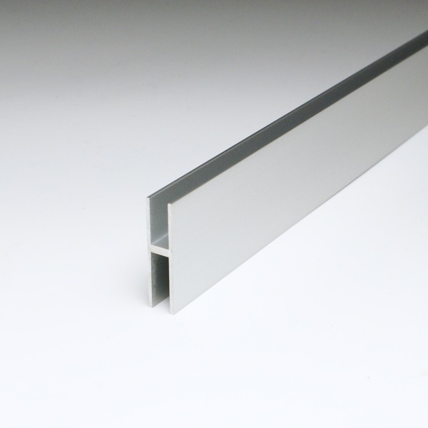 アルミハカマ ガラス引き戸用 3mm～4mmガラス用 25mmHｘ3640mm アルマイトシルバー 【※サービスカット対応商品です】