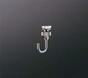 ピクチャーレールフック HPD-005 フック型 16・18mm幅レール用 ニッケルメッキ 【軽量用】