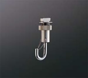 ピクチャーレールフック HPD-007B フック型 ピンガード付 16・18mm幅レール用 パールニッケル 【中軽量用】