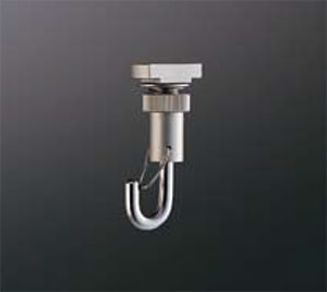 ピクチャーレールフック HPD-018 フック型 ピンガード付 30mm幅レール用 パールニッケル 【重量用】