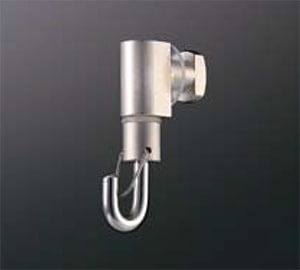 ピクチャーレールフック HPD-027 フック型 25mm幅レール用 パールニッケル 【重量用】