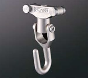 ピクチャーレールフック HPD-045 スライド型 25mm幅レール用 パールニッケル 【重量用】