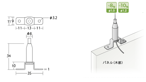 ワイヤーシステム,フリーワイヤーシステム,ワイヤーロックM（1.0～1.2