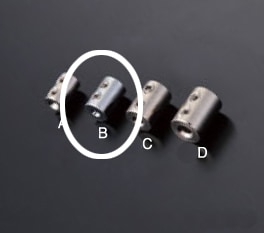 ワイヤー止め 1本通し用 RWE-127B 1.2～1.5mmワイヤー用 ※2個入