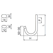 壁掛けフック,J型壁掛けフック 販売 | オンラインショップ e-金物