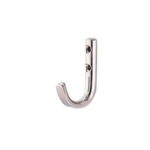 J形壁掛けフック 後付け 壁面フック 収納 おしゃれ（ステンレス製） WPH-J50R 鏡面磨き