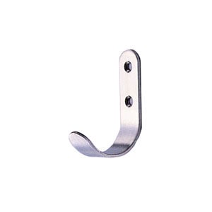 J形壁掛けフック 後付け 壁面フック 収納 おしゃれ（ステンレス製） WPH-J57 ヘアライン仕上