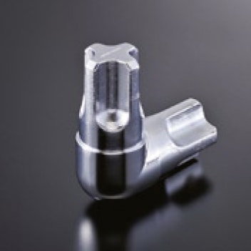 組立パイプシステム UPS-25C 25mm丸パイプ用 コネクター 2P クロームメッキ