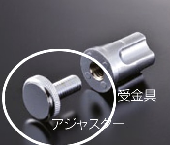 組立パイプシステム UPS-25C 25mm丸パイプ用 アジャスター ※2個入