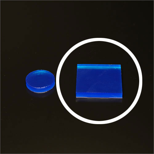 セフティクッションシール 40mmx40mm 正方形 ブルー 4枚1組