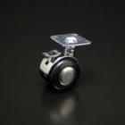 双輪キャスター プレートタイプ ストップ付 40mm 120個ケース入