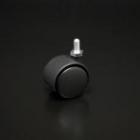 双輪キャスター(軽荷重用) M8ボルトタイプ ストップ無 40mm