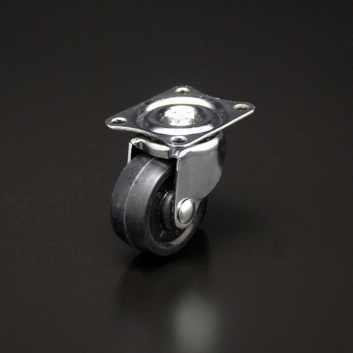 自在型単輪キャスター プレートタイプ ストップ無 38mm 240個ケース入