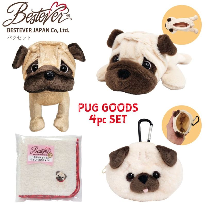 ��BESTEVER�ۥѥ� ���å� 4�����å� �� Pug �̤������ ������ �ޤ��� �ݡ��� �ڥ󥱡��� ����äȤ���  ���ե� �����ʡ����å�