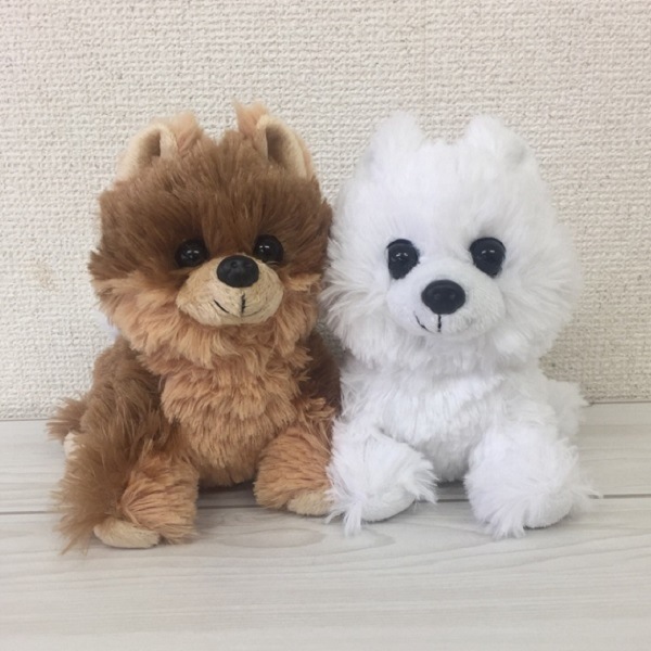 ポメラニアンのぬいぐるみ プレミアムパピー ポメラニアン ホワイト ベストエバージャパン本店