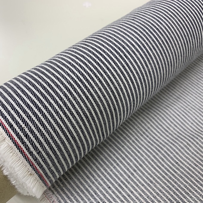 綿入れはんてん 男性用 綾織 ヒッコリー柄 大判(LL)サイズ プレゼント 日本製