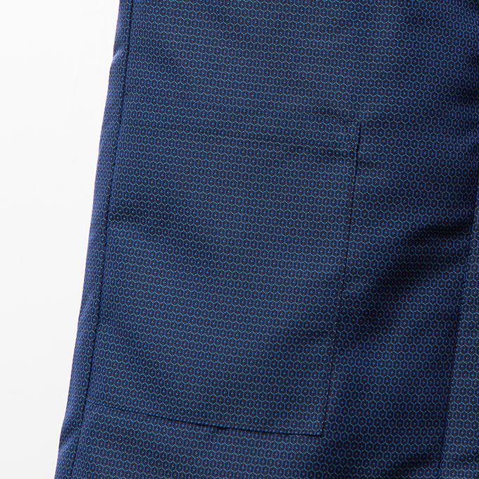 綿入れはんてん 男性用 長寿象徴の縁起が良い亀甲柄 大判(LL)サイズ プレゼント 日本製