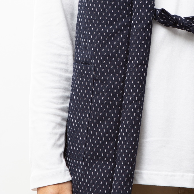 送料無料＞綿入れちゃんちゃんこ 男女兼用 ドビー織 あられ柄 ベスト