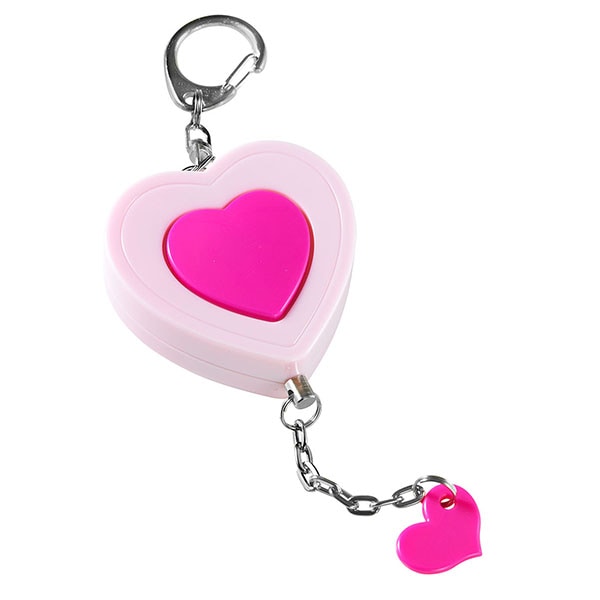 防犯アラーム ハート ピンク AKB-205(PK)