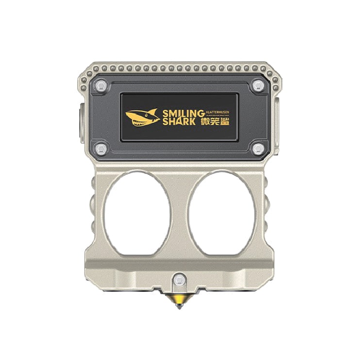 SMILING SHARK ライト付き Wフィンガーナックル メリケンサック TIP-156