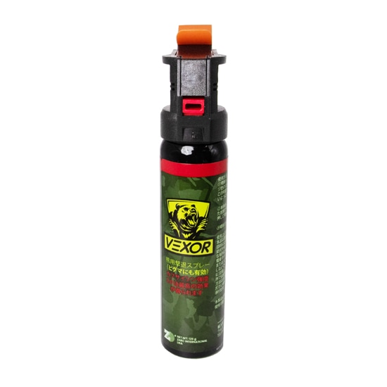 VEXOR ベクサー 熊用スプレー VEXOR-125G コンパクト 熊対策 熊よけ 熊撃退 屋外用 霧状タイプ