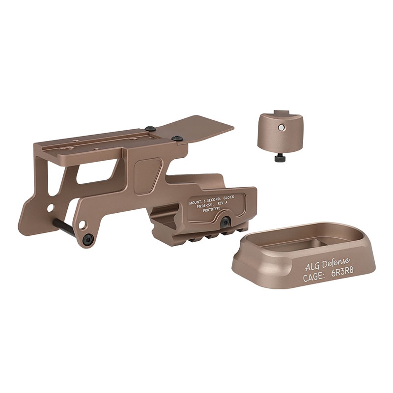 ALG Defense 6-second マウント 特注ホルスター付き ALG Defense 6-second マウント特注ホルスター付き GLOCK