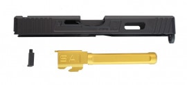 ڥʡGuns Modify SAI CNCߥ饤/4 Fluted Nitride GOLDХ륻å ޥ륤G17б