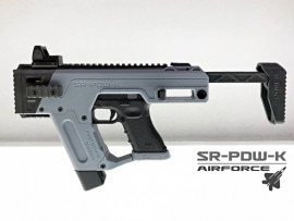 SRU Glock PDW Advanced ���å� AIRFORCE Gray (AEP/GBB�б�)