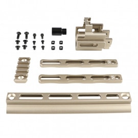 Airsoft Artisan PMM������ SCAR 16/17 M-LOK�졼�륻�������/�������ƥ󥷥�󥻥å� Dark Earth ��WE/VFC AEG��GBB�б���