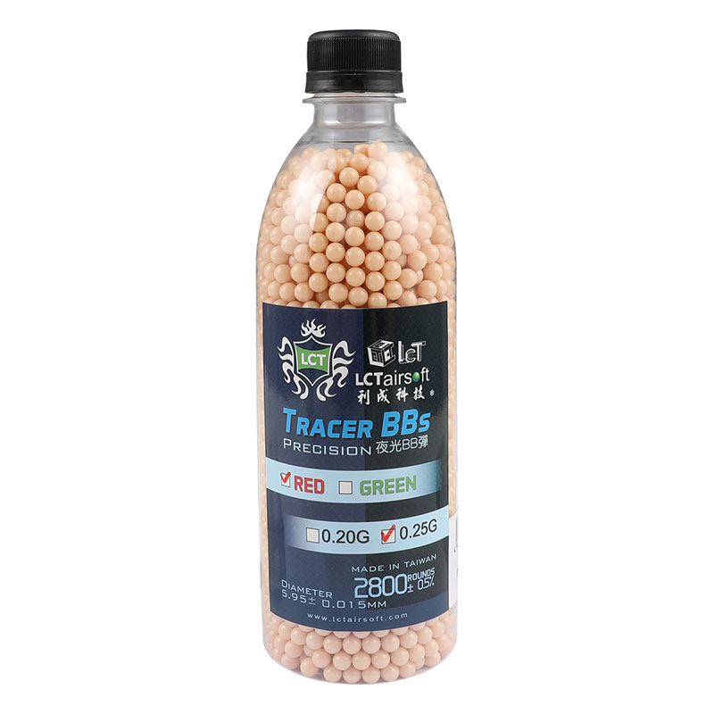 LCT 0.25g 超精密トレーサーBB弾 (レッド) | 消耗品,BB弾