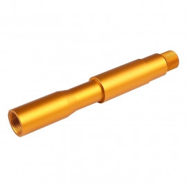 ڥʡSLONG Airsoft M4/M16 Х륨ƥ󥷥 (14mmեͥ/117mm) GOLD